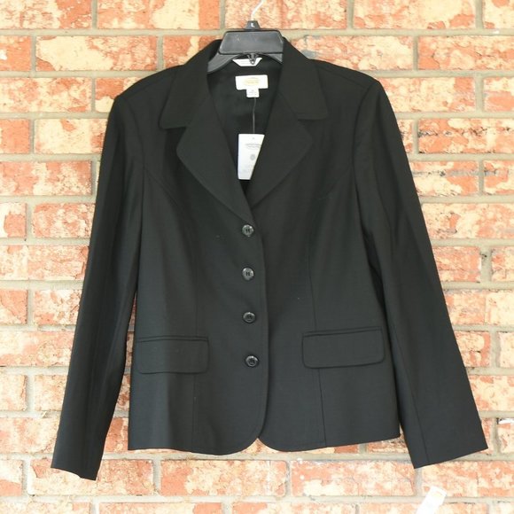 TALBOTS Black Blazer - Picture 1 of 5